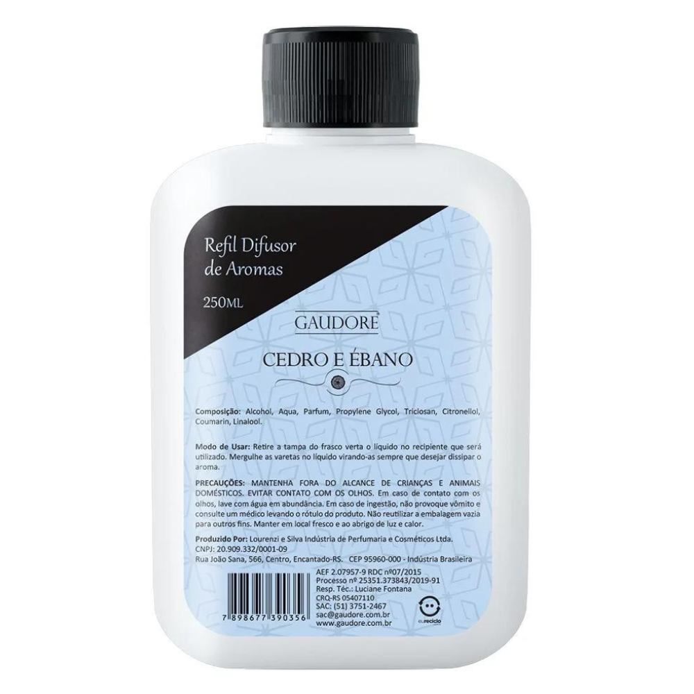 Refil de Difusor de Varetas 250ml - Gaudore