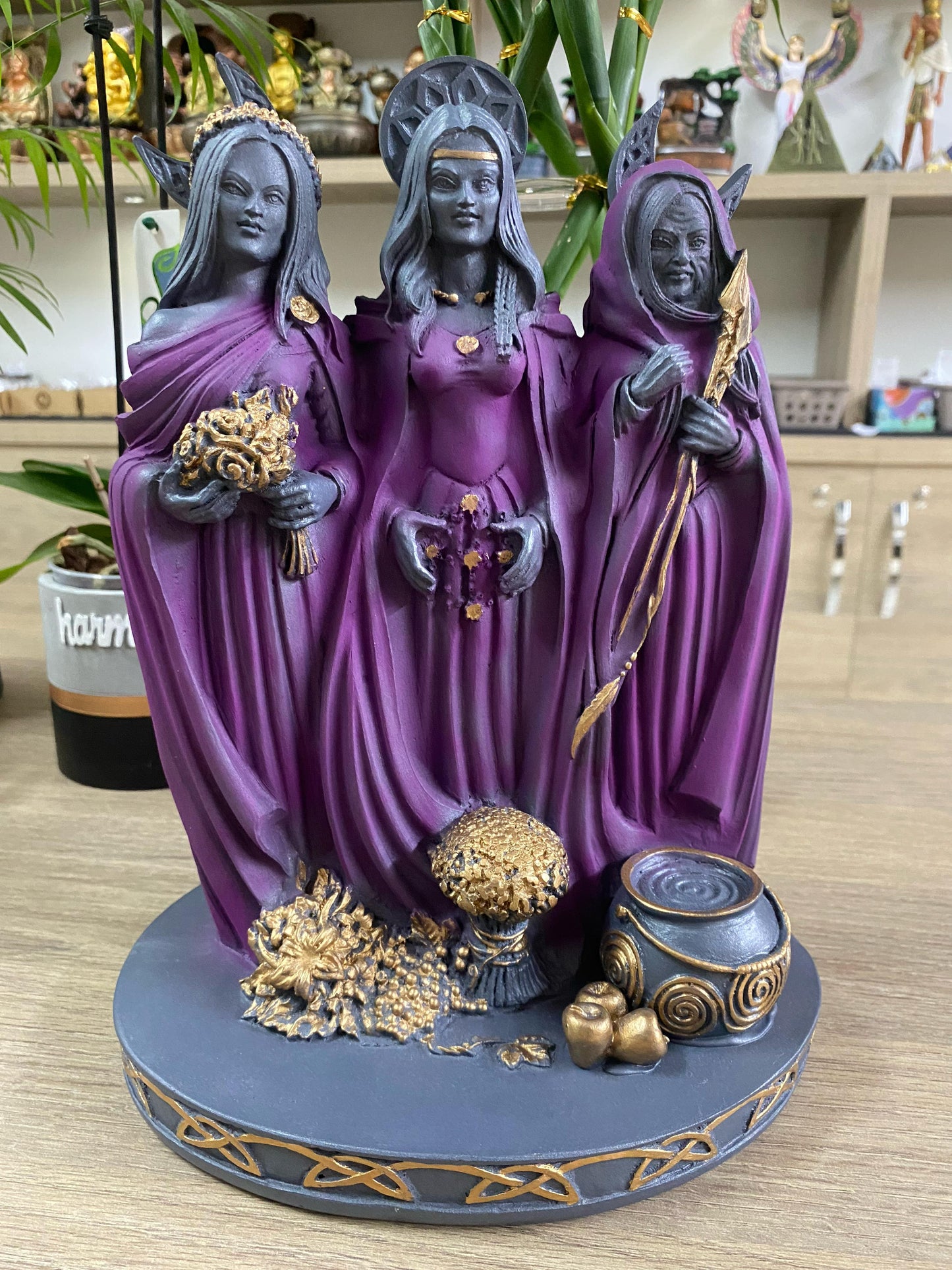 Triluna Wicca de Resina - G