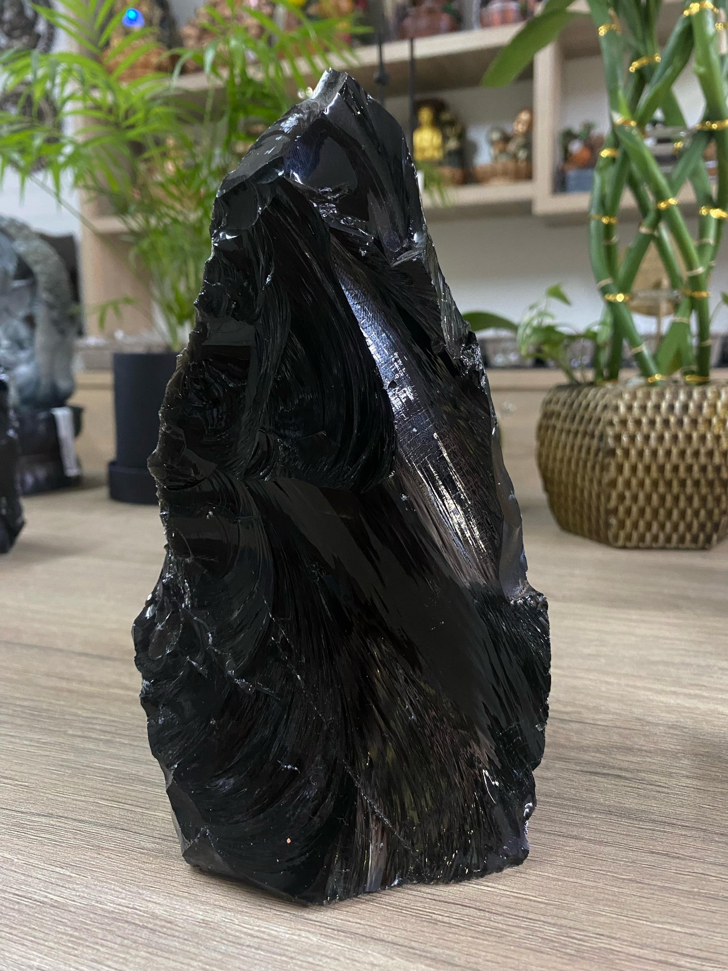 Pedra Bruta Obsidiana Preta - 1,76kg