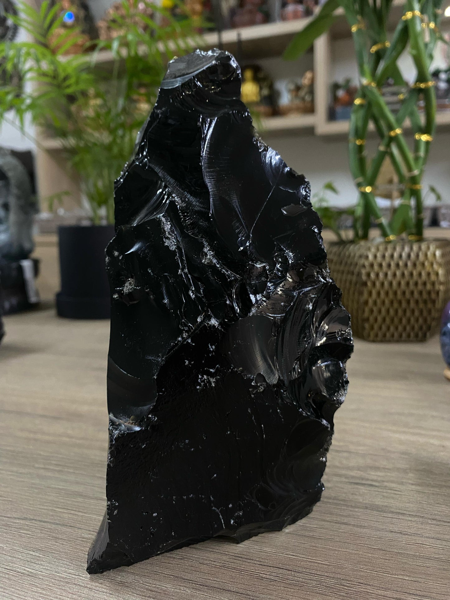 Pedra Bruta Obsidiana Preta - 1,76kg