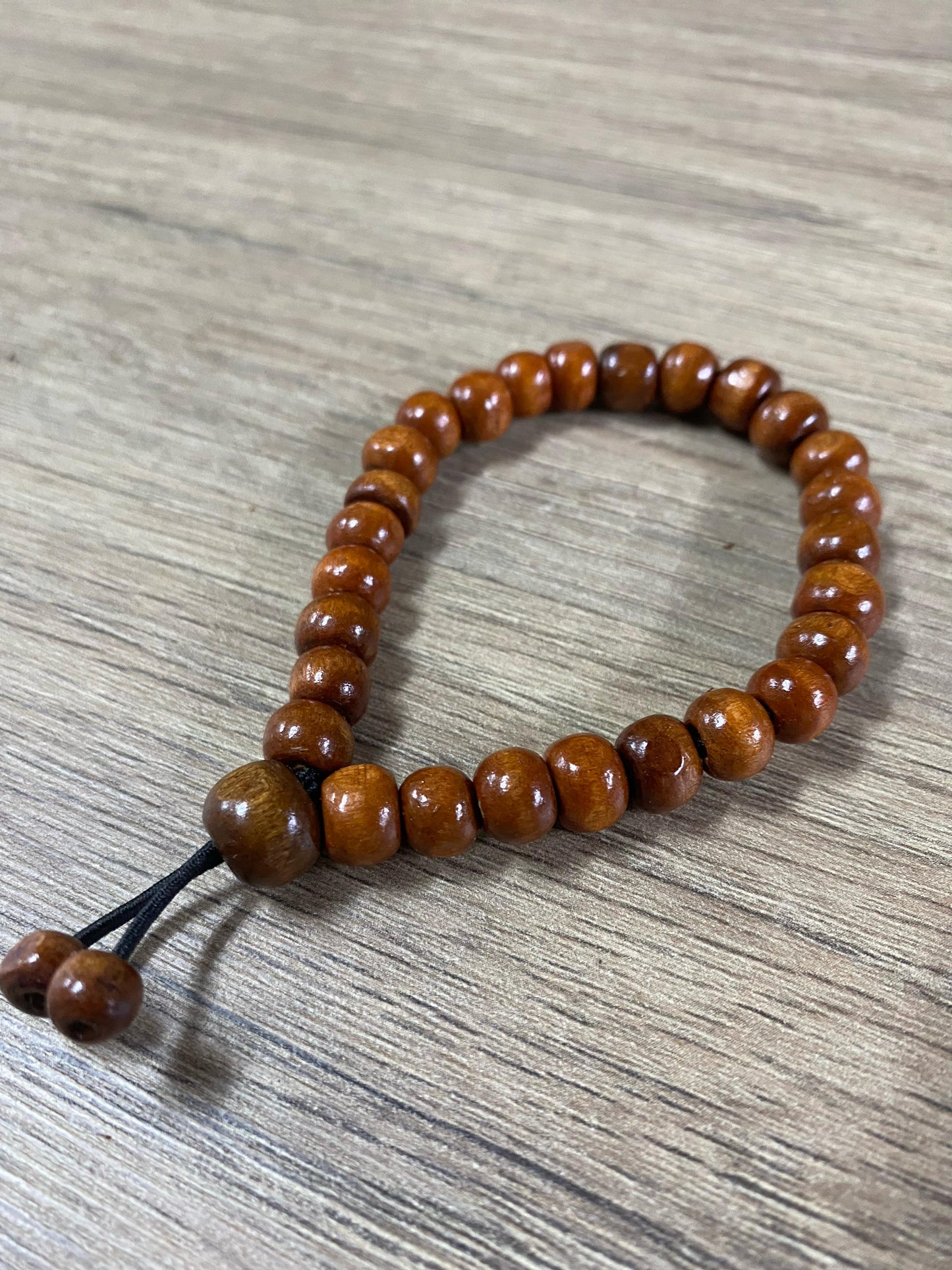 Pulseira Japamala em madeira