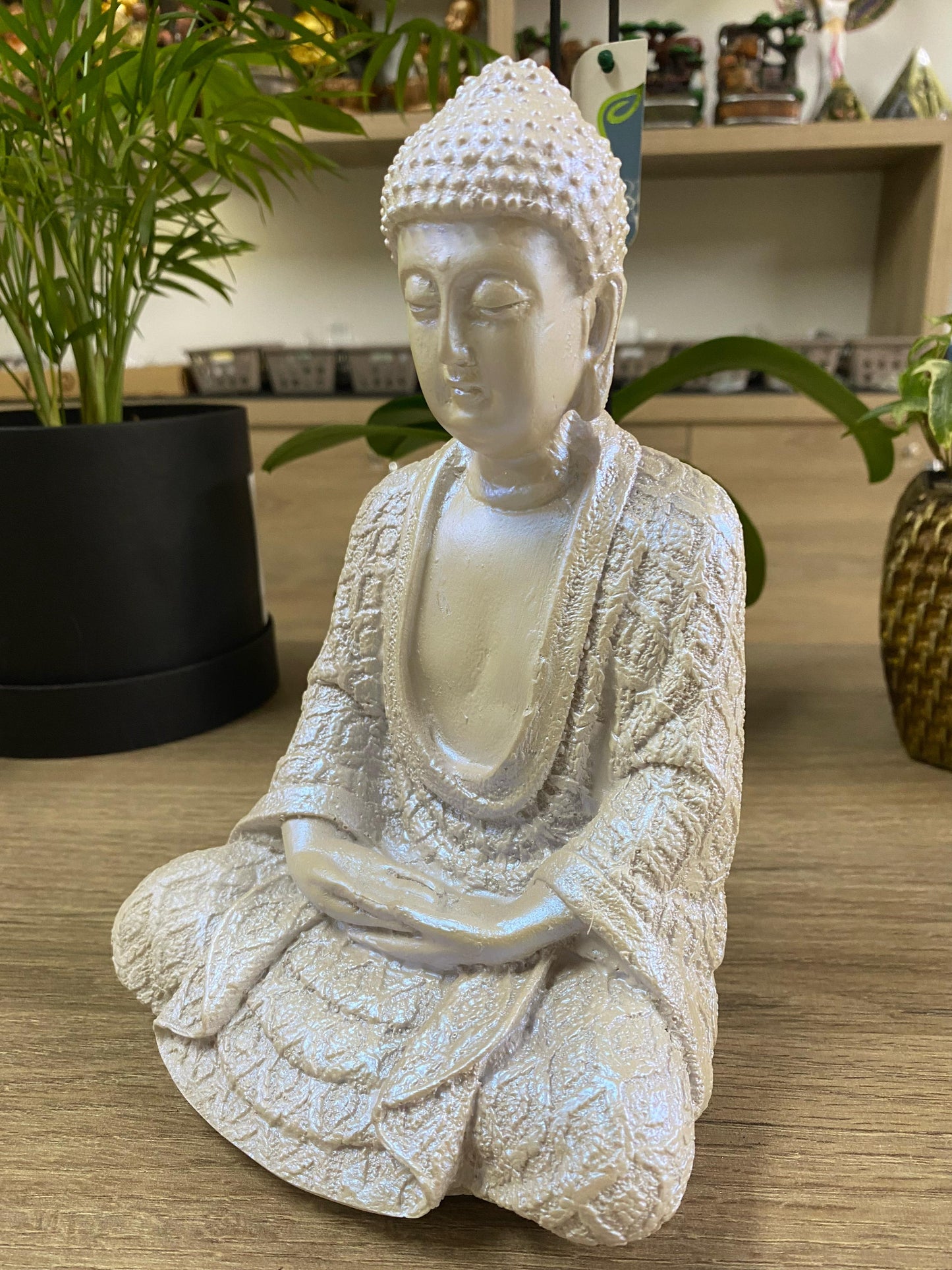 Buda Meditação - Branco