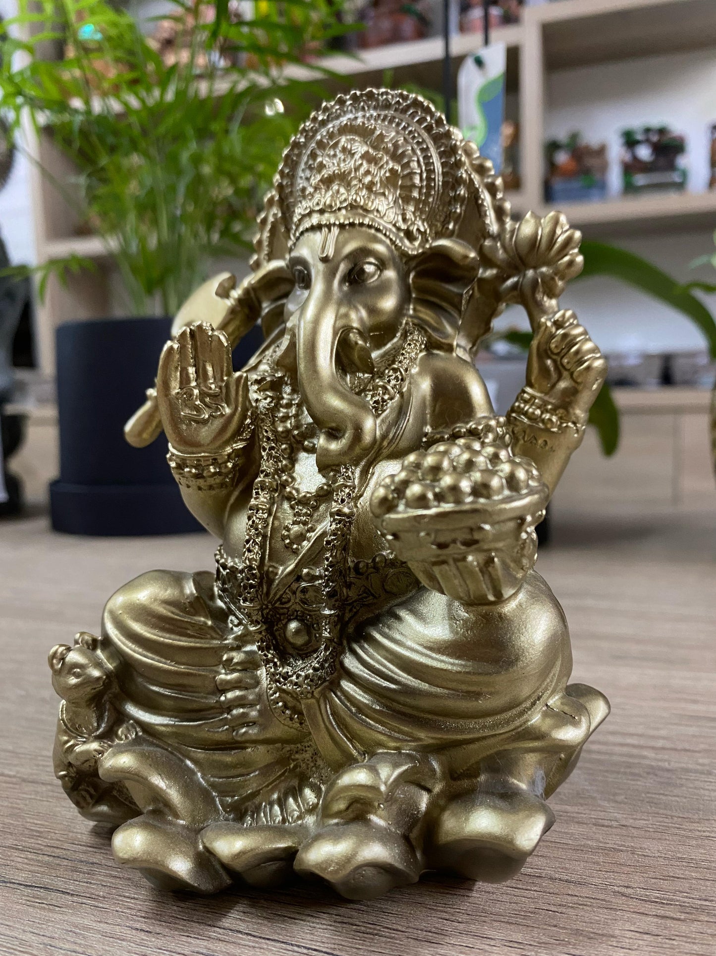 Ganesha Dourado da Riqueza