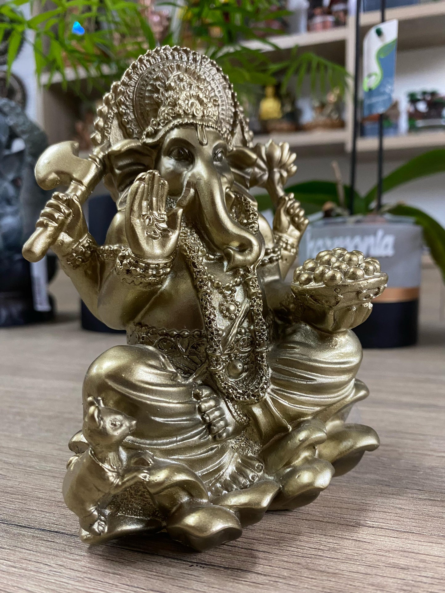 Ganesha Dourado da Riqueza