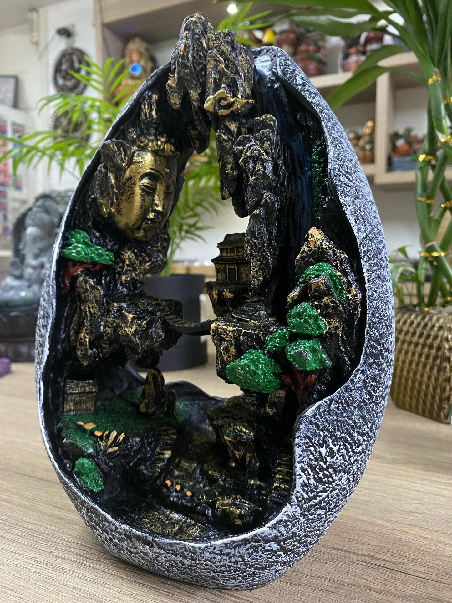 Incensário Cascata Ovo - GG