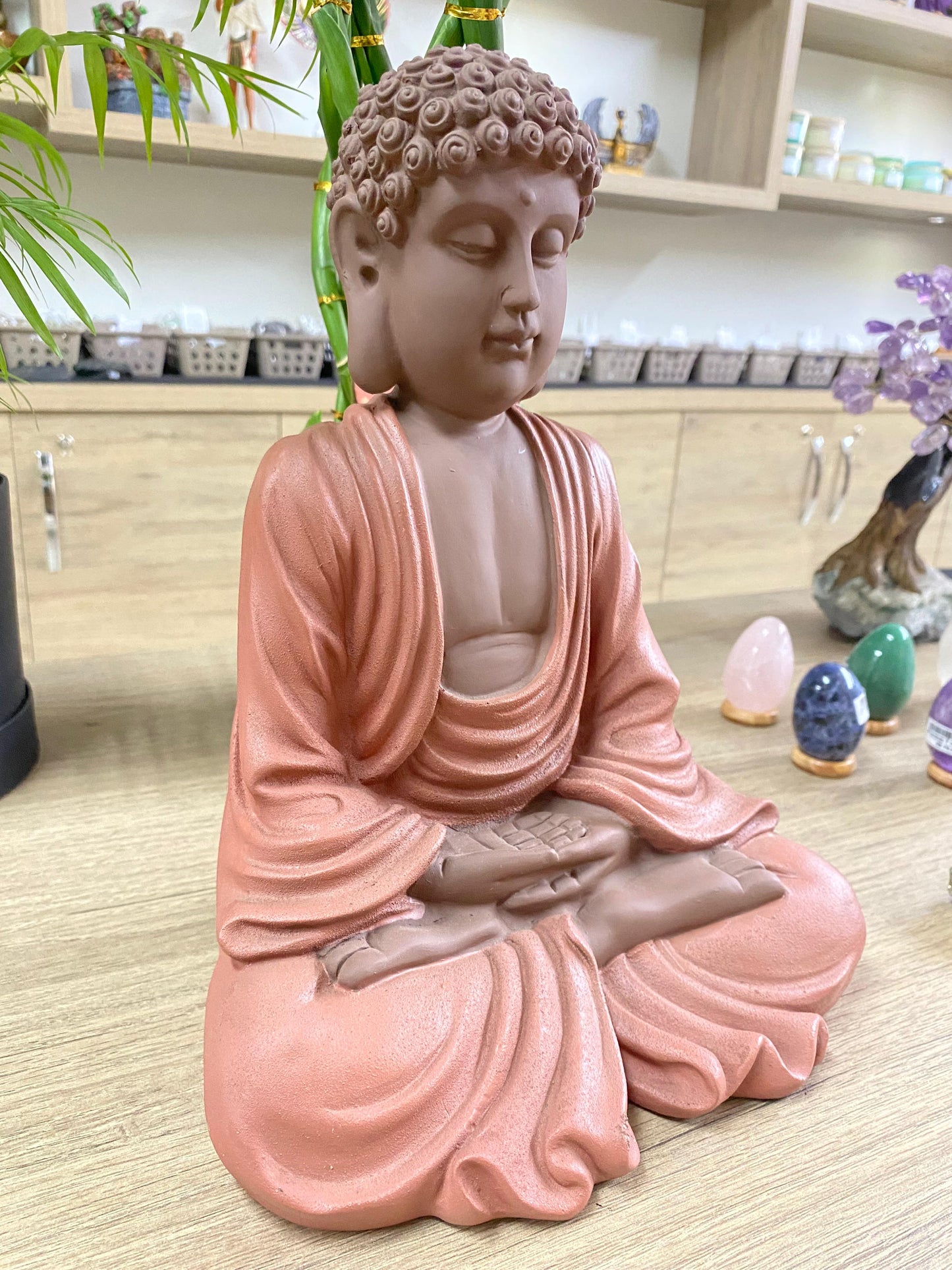 Buda Marrom Meditação - G