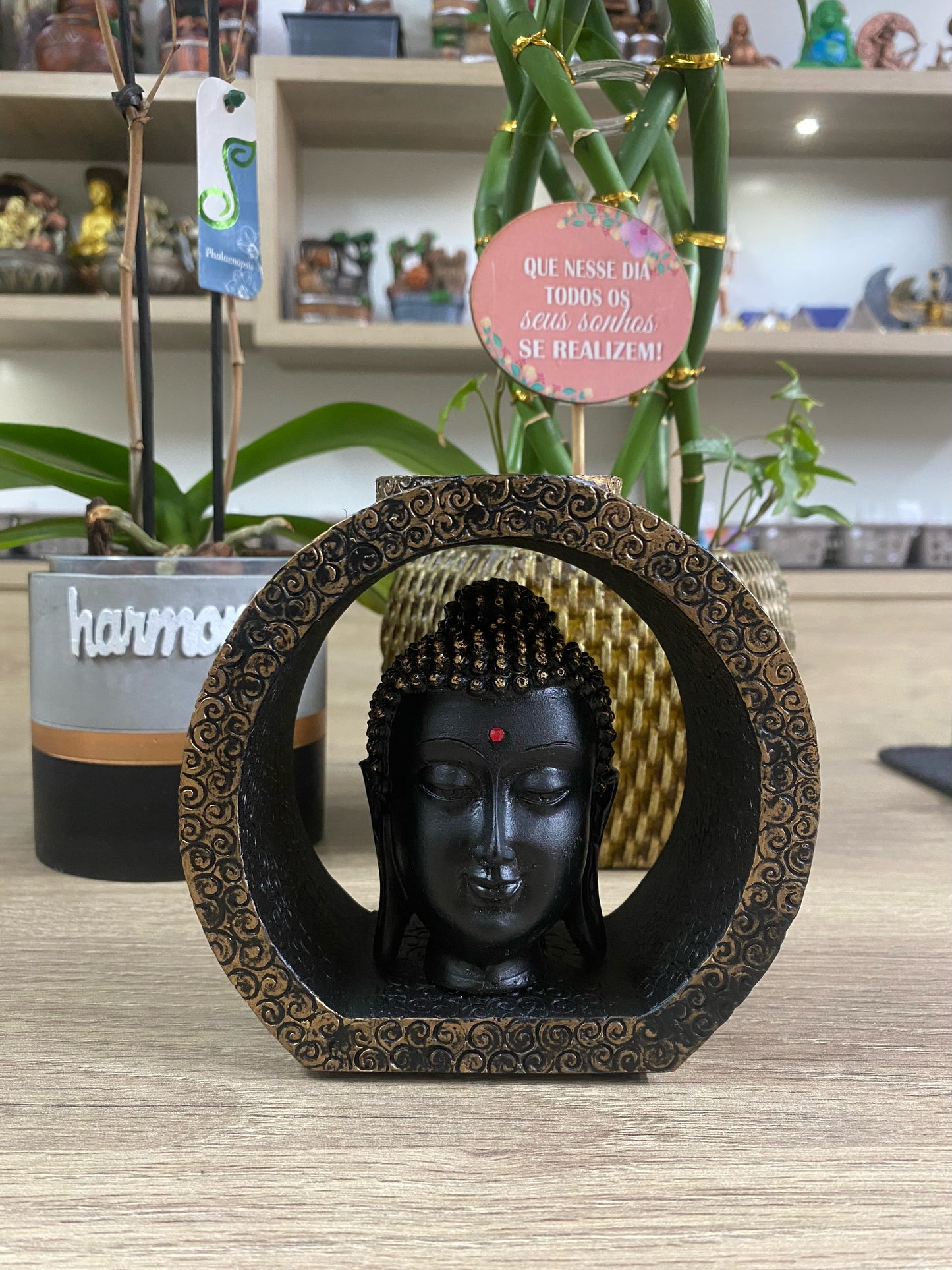 Incensário cascata Cabeça de Buda