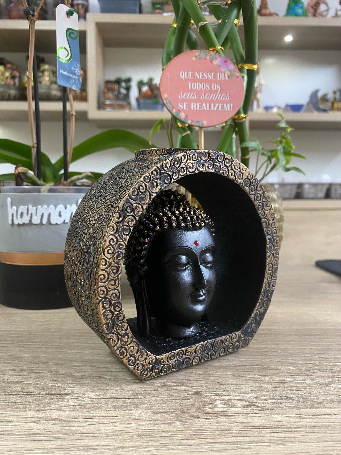 Incensário cascata Cabeça de Buda