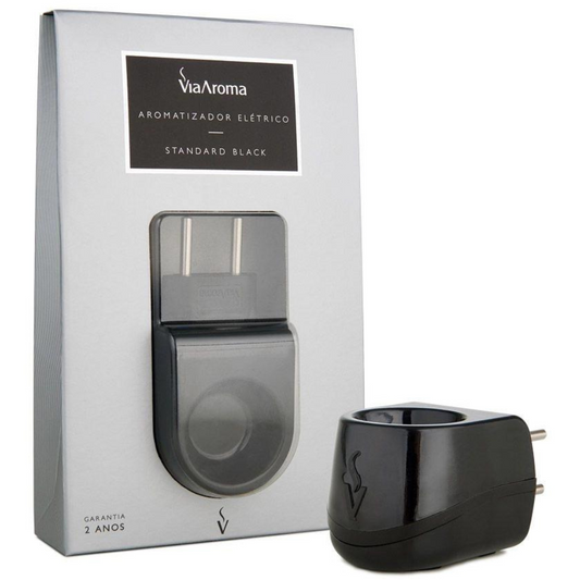 Aromatizador Difusor Elétrico Bivolt Standart Black - Via Aroma