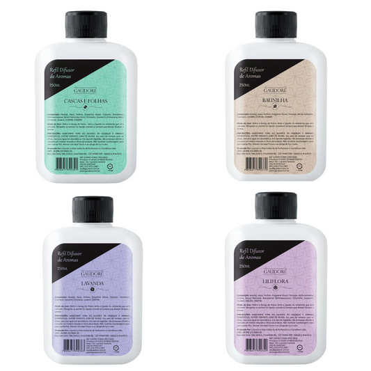 Refil de Difusor de Varetas 250ml - Gaudore