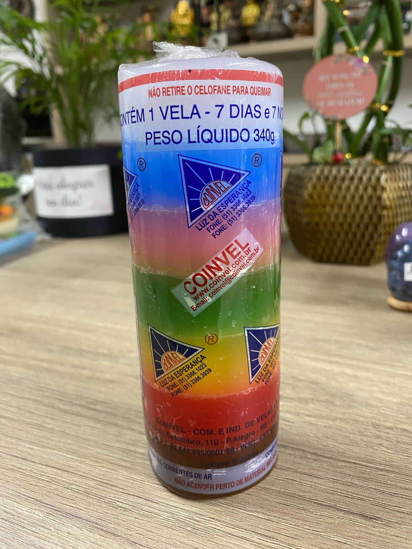Vela de 7 Dias - Coinvel / Diversas Cores