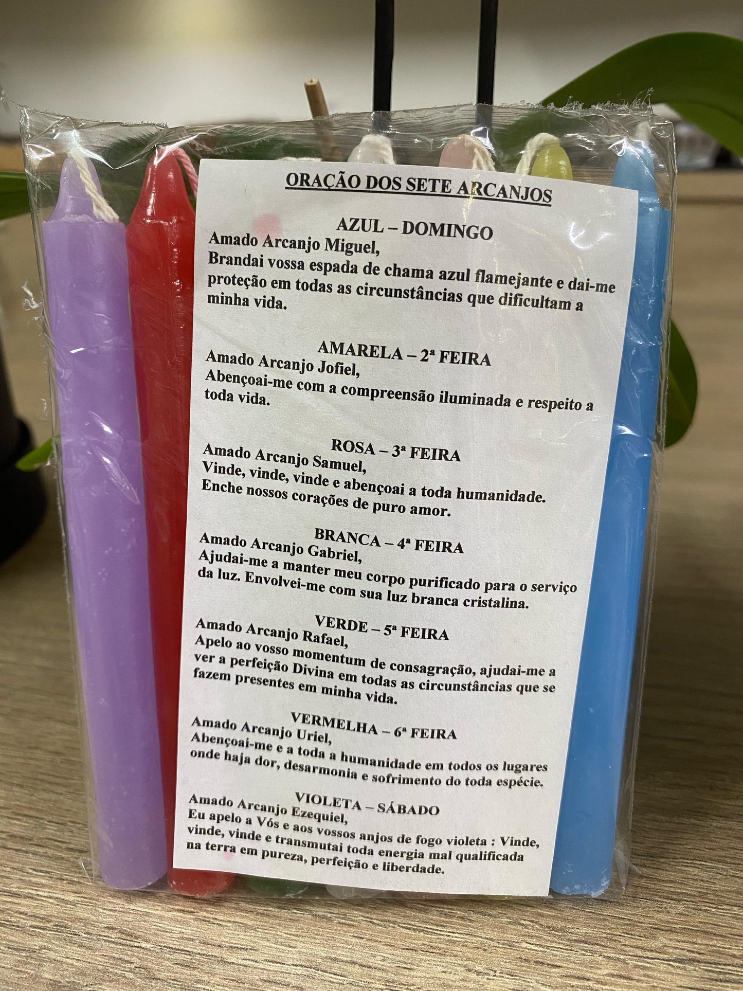 Vela Palito 7 Arcanjos - Coinvel