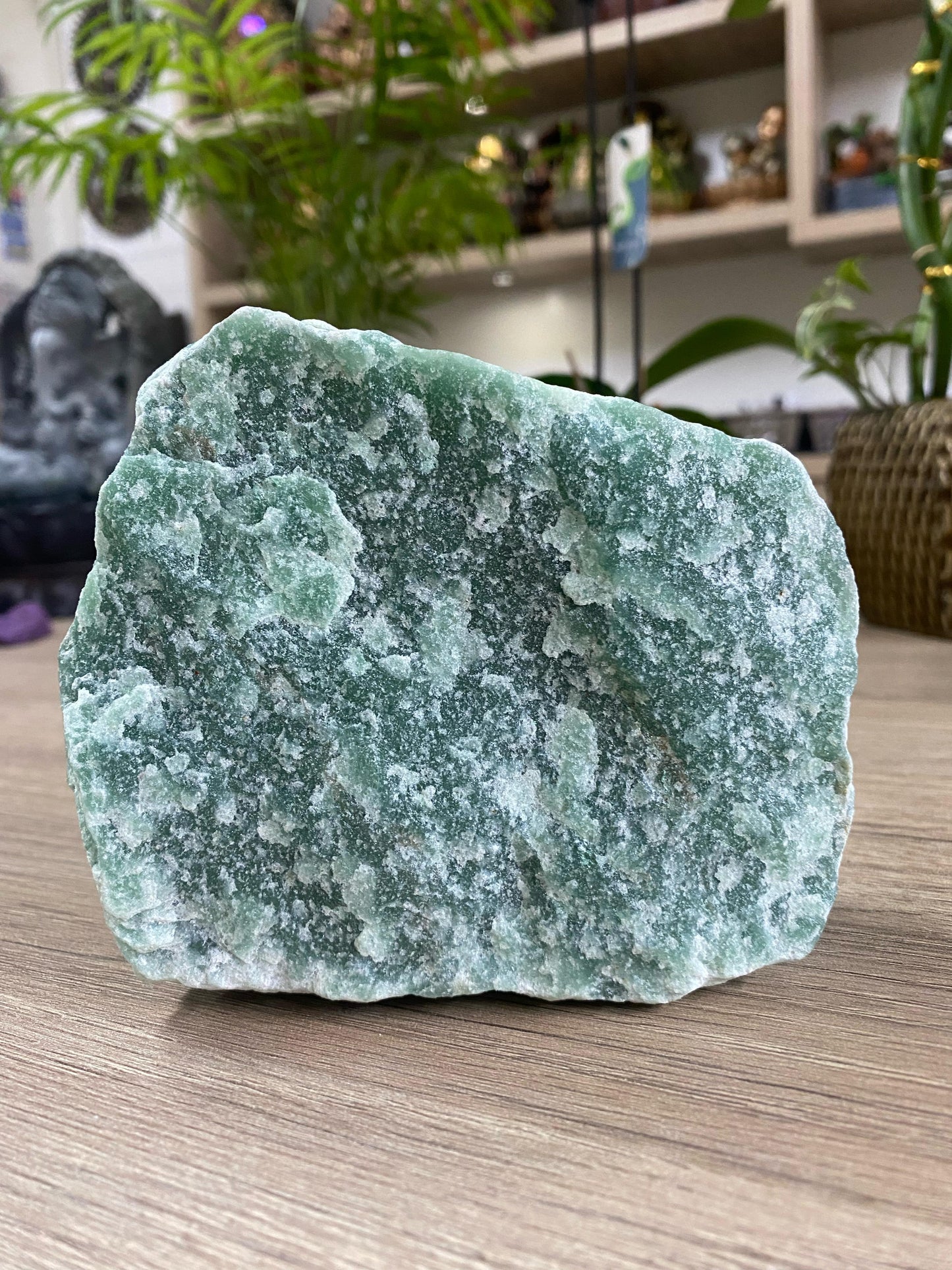 Pedra Bruta Quartzo Verde - 1,10kg
