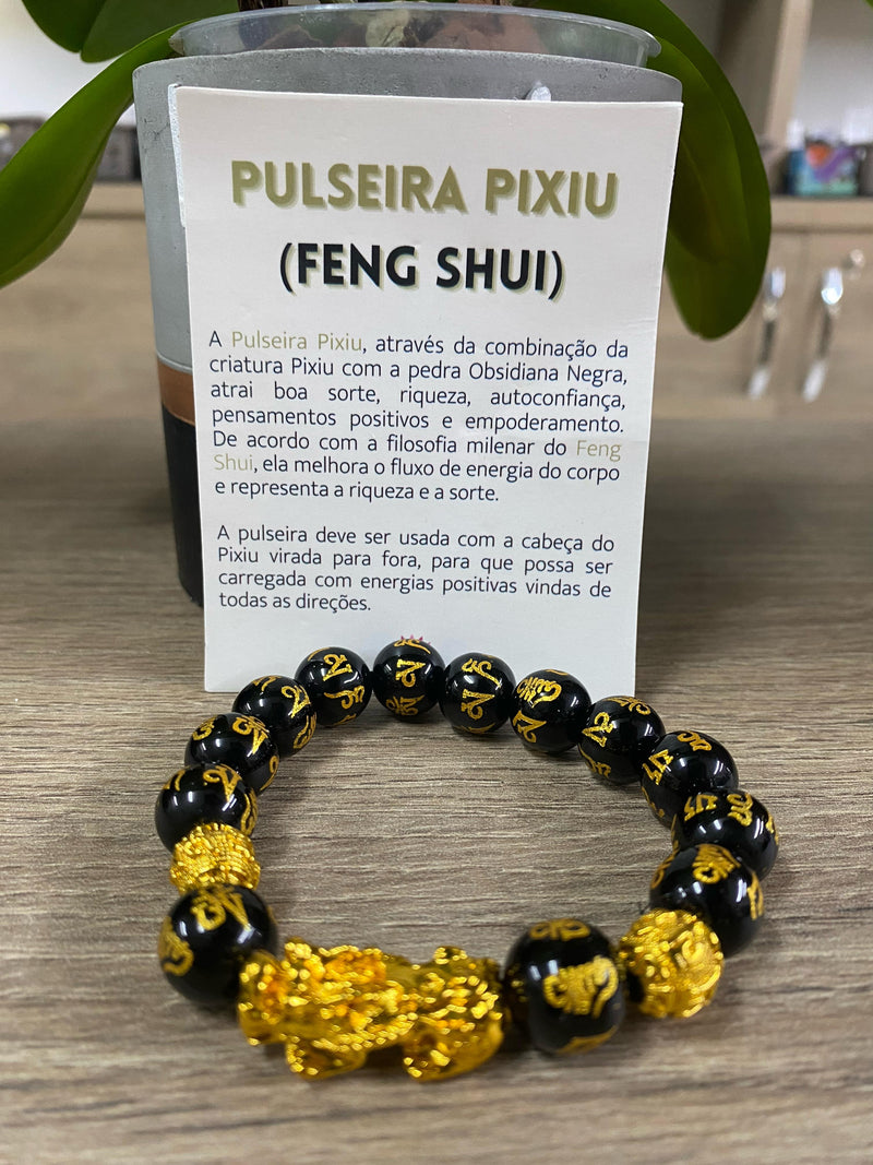 Pulseira Pixiu do Feng Shui