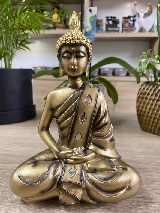 Buda Meditação - Dourado