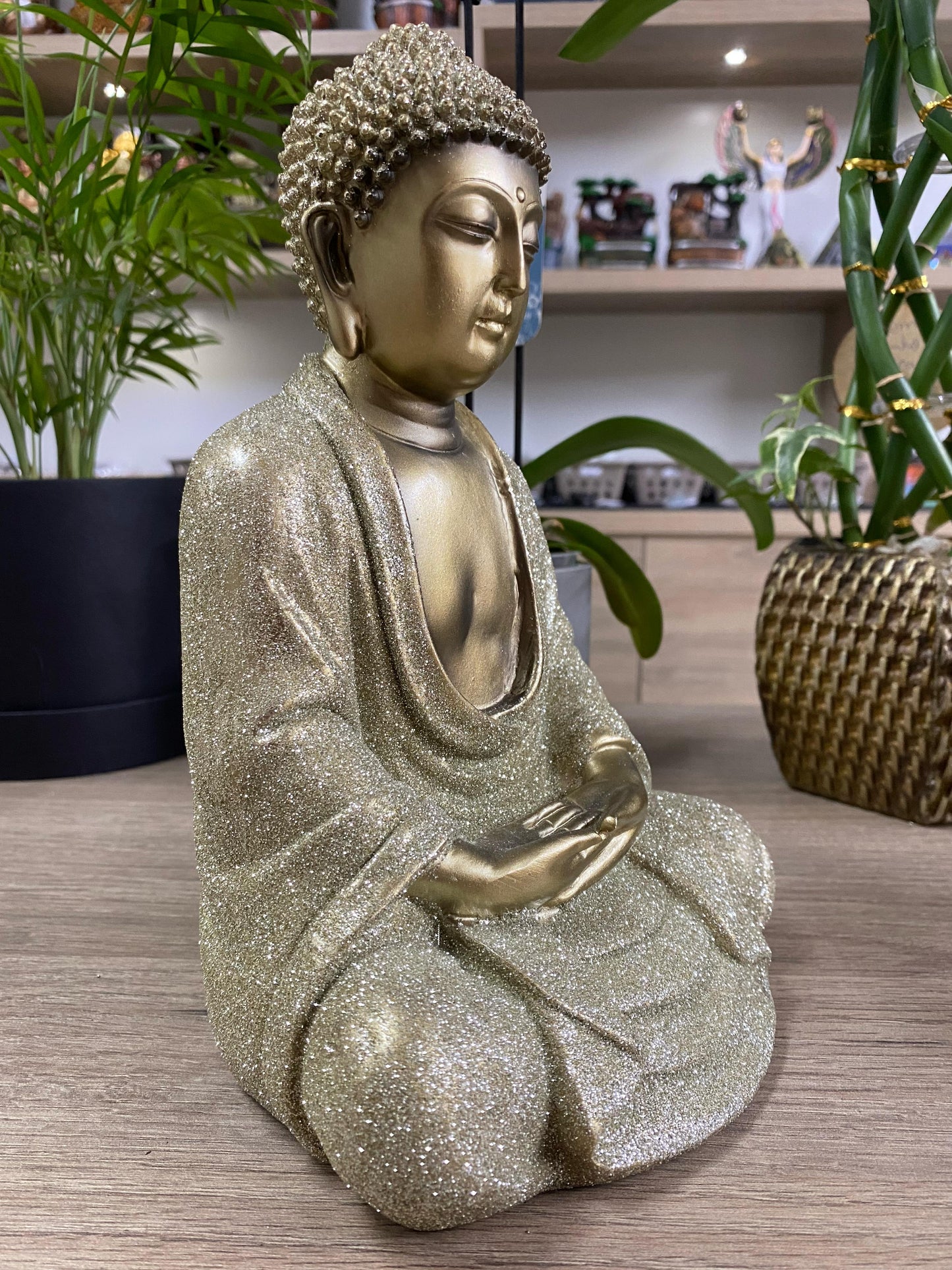 Buda Dourado com Brilho - G
