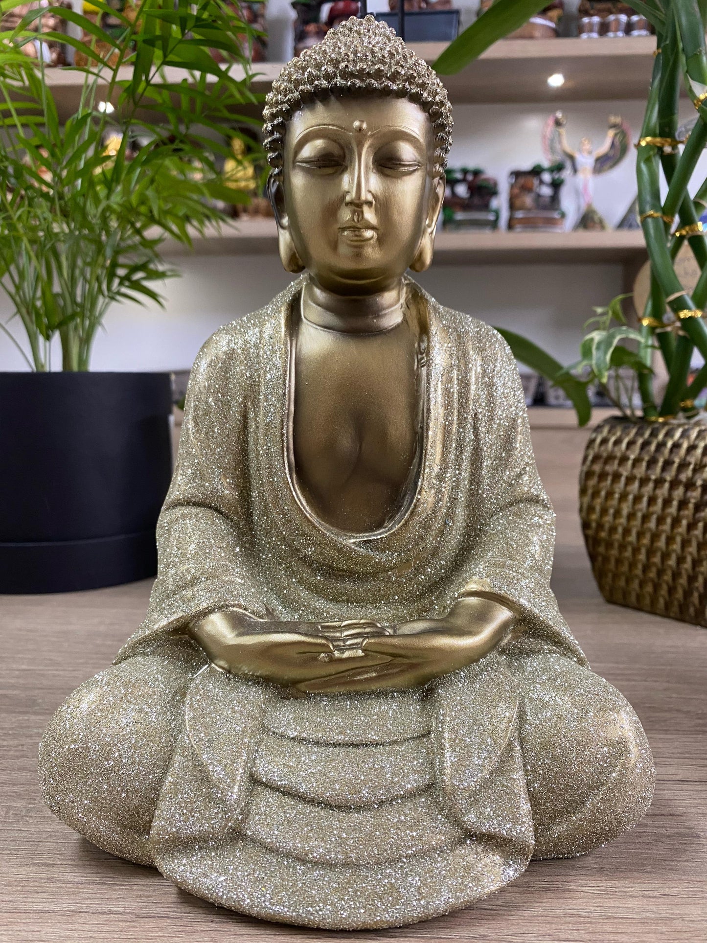 Buda Dourado com Brilho - G