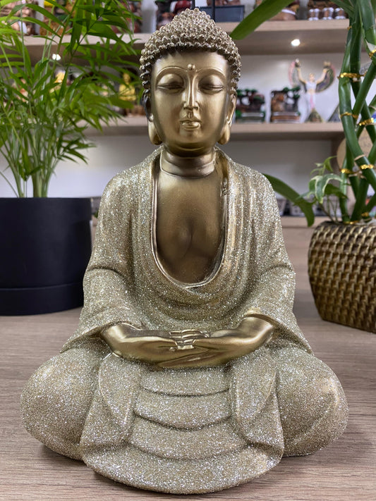 Buda Dourado com Brilho - G