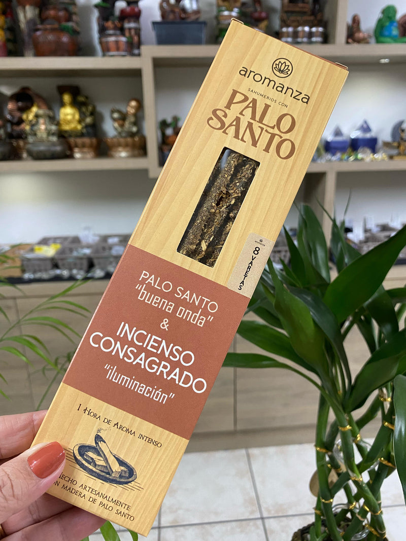 Incenso Aromanza Palo Santo - Buena Onda