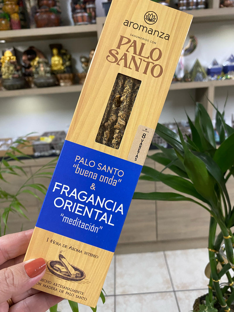 Incenso Aromanza Palo Santo - Buena Onda