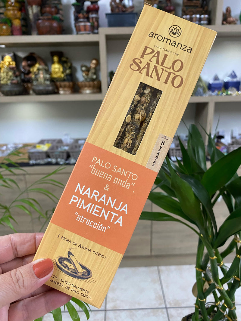 Incenso Aromanza Palo Santo - Buena Onda