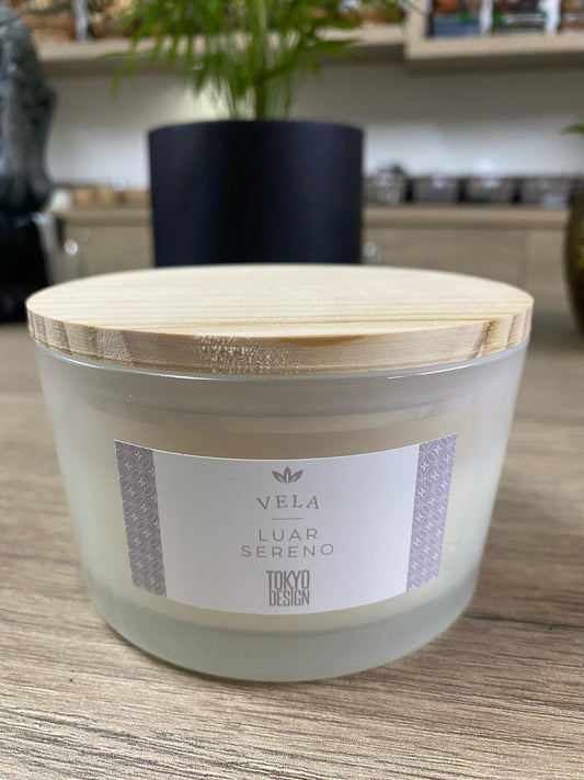 Velas Aromáticas 200g - Tampa de Bamboo